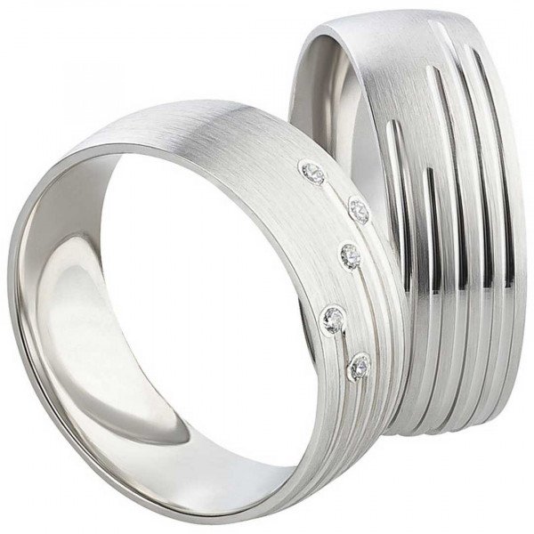 Partnerringe Silberringe SR040-SR041