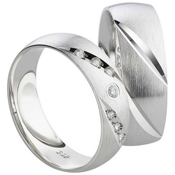 Partnerringe Silberringe SR098-SR099