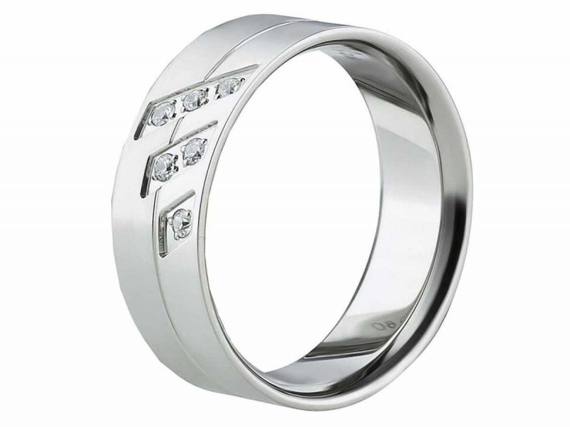 Preview: Hochwertiger Damenirng mattiert AB1008