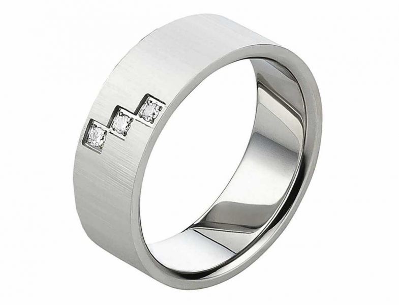 Preview: Damenring Edelstahl AB1010