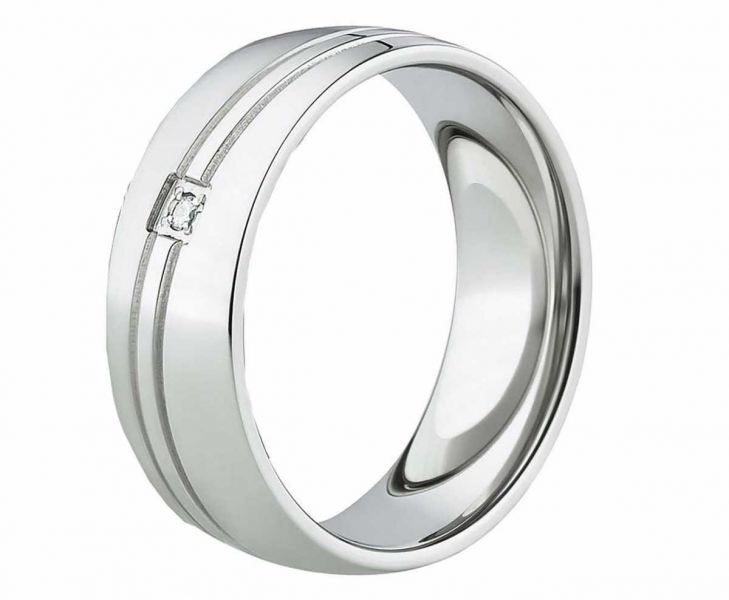 Preview: Damenring Edelstahl AB1130