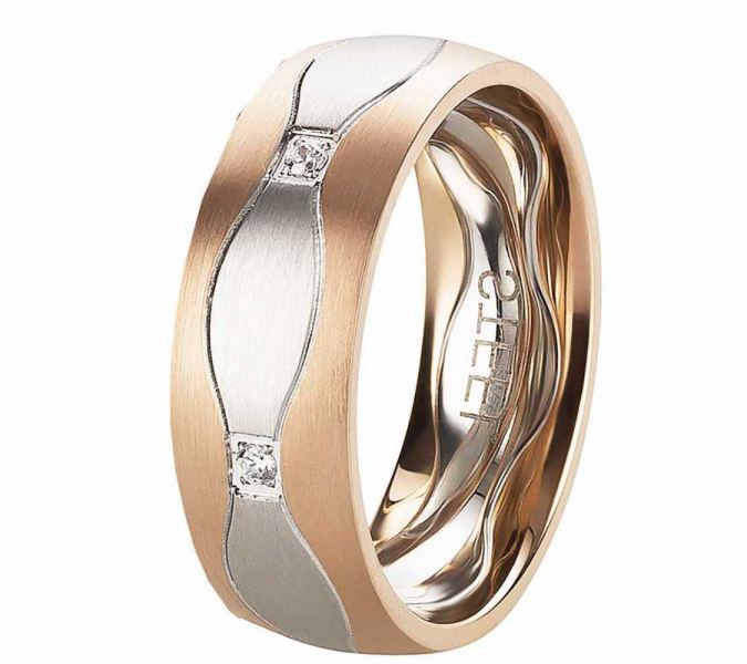 Preview: Edelstahlringe für Damen mit Gravur AB3172