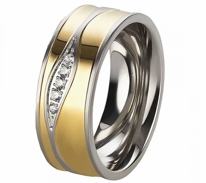 Preview: Damenring Edelstahl AB3216