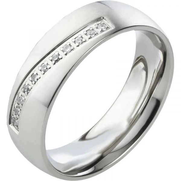 Edelstahlring mit glatter Oberfläche AB1770