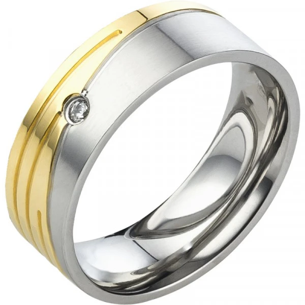 Schlichte Edelstahlringe mit Glanz AB3118-AB3119 Schlichte Edelstahlringe mit Glanz AB3118-AB3119