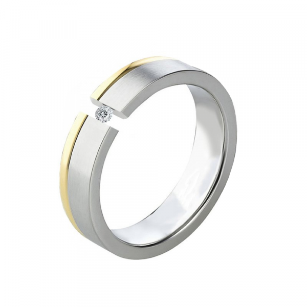 Preview: Damenring LUC42 mit Diamant