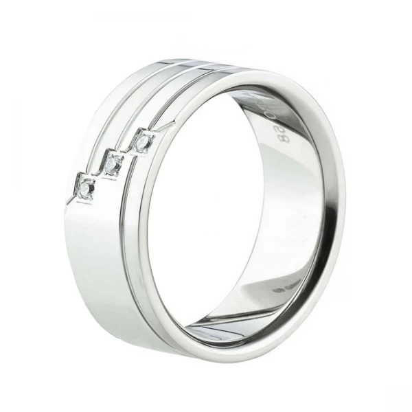 Edelstahlringe Liebe für zwei Herzen AB1472-AB1473