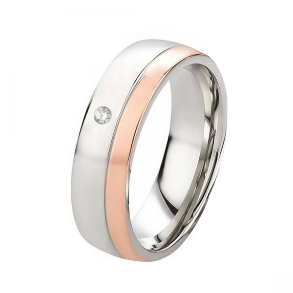 Damenring Edelstahl E327