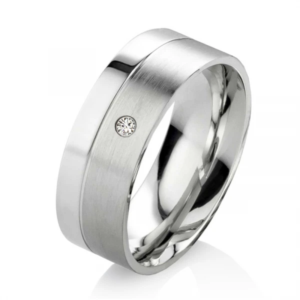 Partnerringe Titan MOR60 6 oder 8mm breit