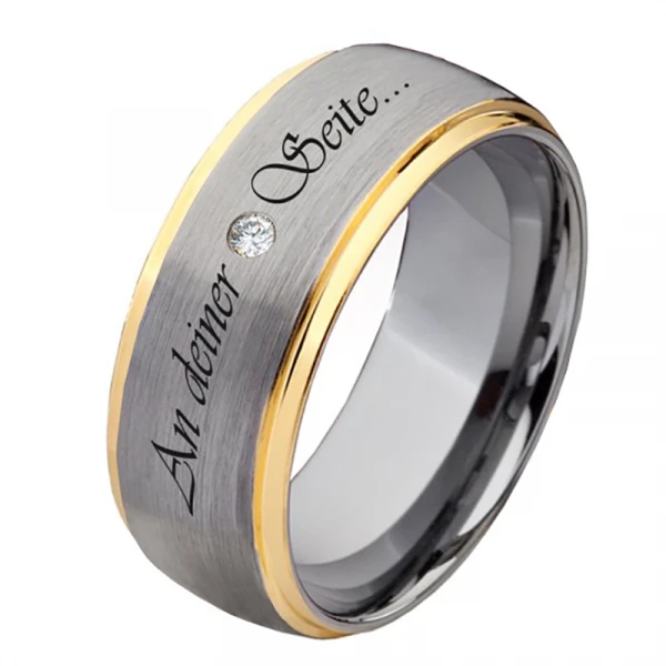 Widerstandsfähige Ringe aus Wolfram W123 Widerstandsfähige Ringe aus Wolfram W123