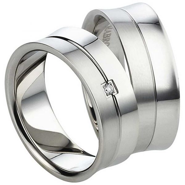 Preview: Schöne Edelstahlringe mit Gravur AB1002-AB1003-AB1024