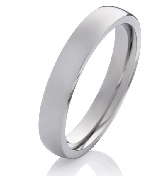 Herrenring Edelstahl HE017 ohne Stein mit Gravur