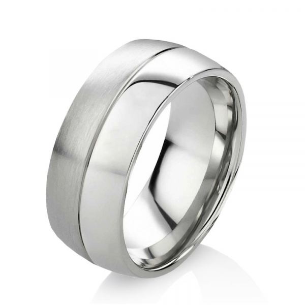 Preview: Herrenring Edelstahl HE175 mit Individuelle Innnegravur