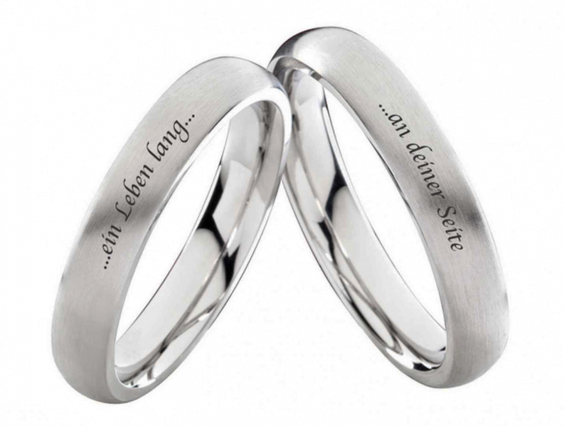Edelstahlringe E278 mit Außengravur