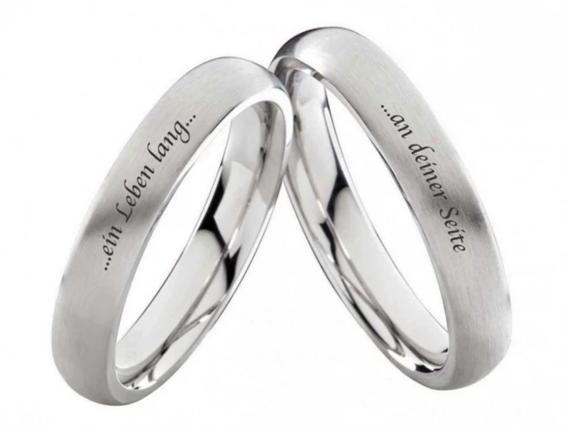 Edelstahlringe E278 mit Außengravur