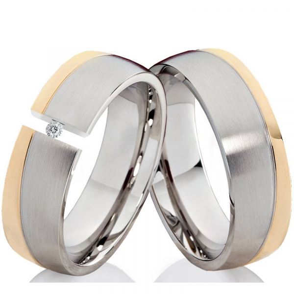 Preview: Edelstahlringe LUC30 mit Beschichtung