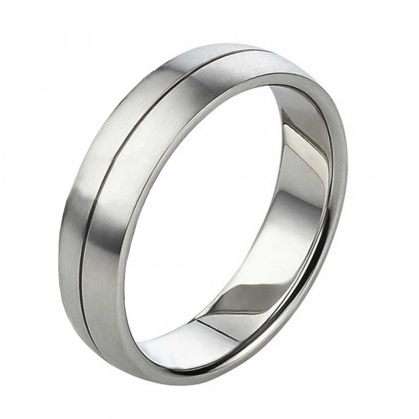 Preview: Romantische Herrenring mit Gravur AB1005