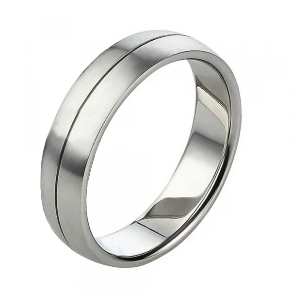 Romantische Herrenring mit Gravur AB1005