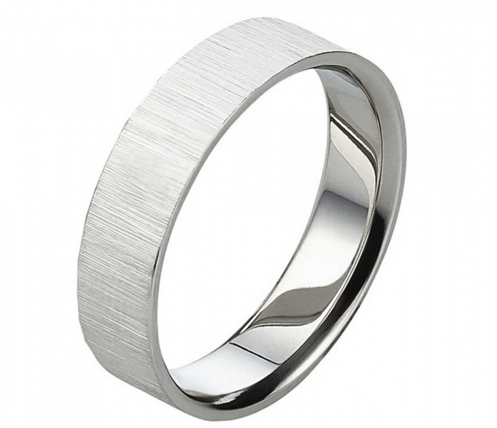 Preview: Edelstahlring AB1007 mit Gravur