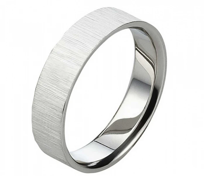 Edelstahlringe AB1032-AB1007 mit Diamant