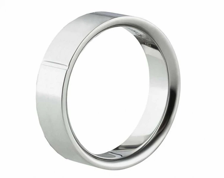 Partnerringe Edelstahl glänzend Silber AB1484-AB1485