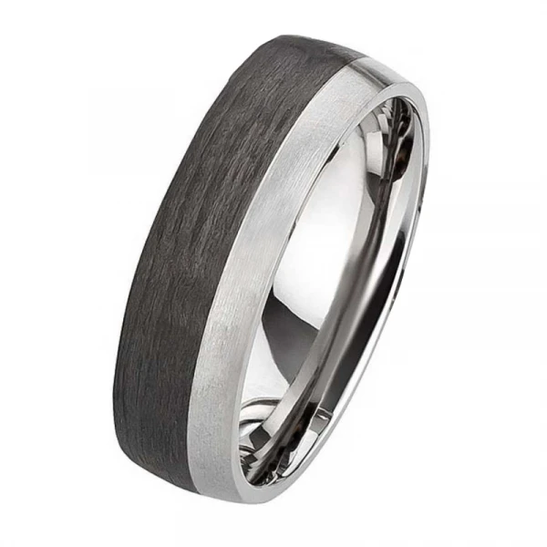 Titan Carbonringe AB3846-AB3847 für modernen Schmuck