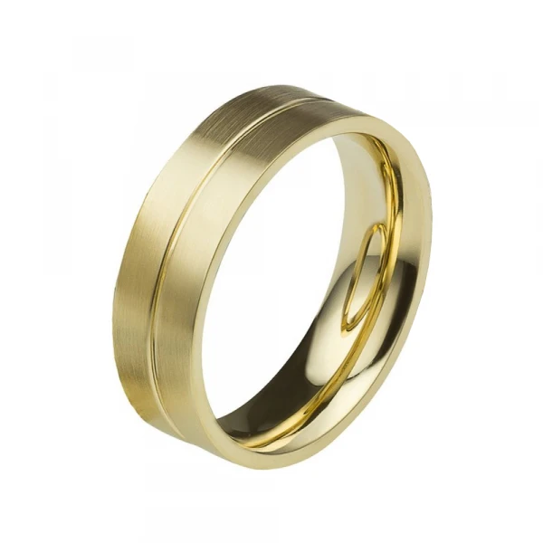 Herrenring MOR23 Beschichtet mit Gravur