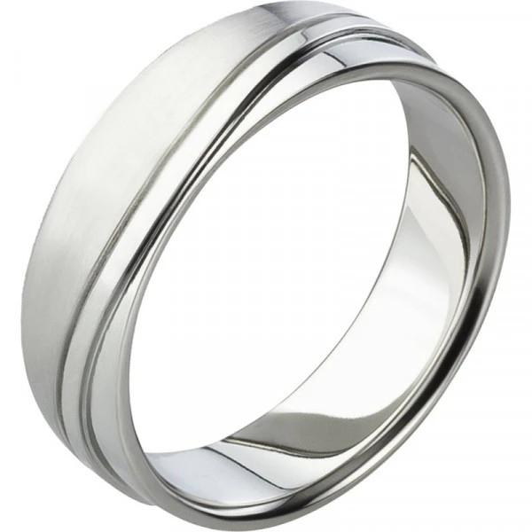 Schlichte Edelstahlringe Damen & Herren AB1564-AB1565 Schlichte Edelstahlringe Damen & Herren AB1564-AB1565