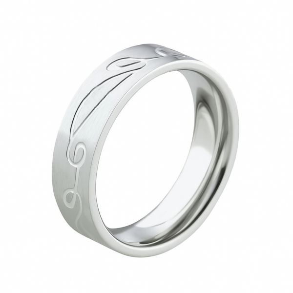 Partnerringe LUC51 mit Diamant und Etui