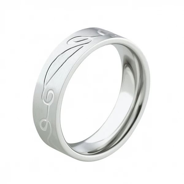 Herrenring LUC51 mit Gravur und Etui