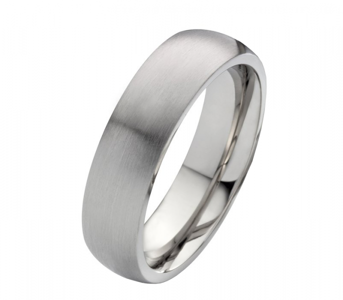 Preview: Herrenring aus Titan T032 6mm breit