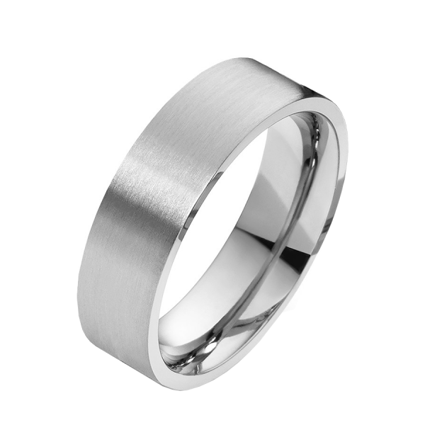 Preview: Elegant Herrenring E013 mit Gravur