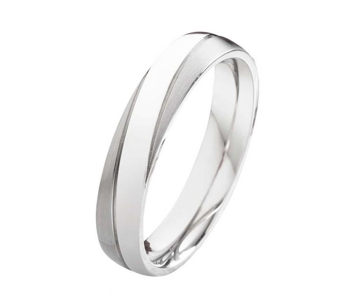 Preview: Ring aus Edelstahl HE183 Unisex mit Gravur