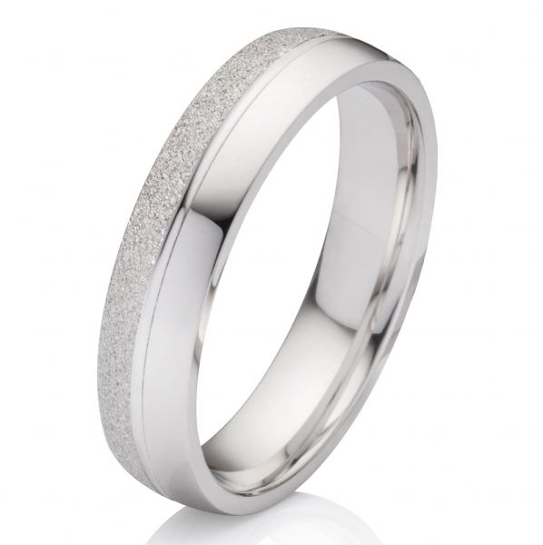 Preview: Herrenring aus massivem 925 Silber mit Gravur SB42, edler Herrenschmuck.