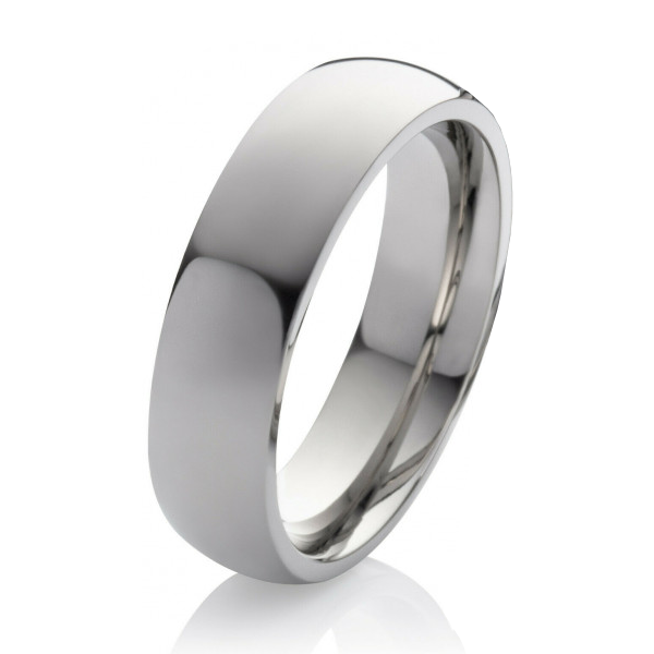 Preview: Schlichter Titanring T025 mit gratis Gravur