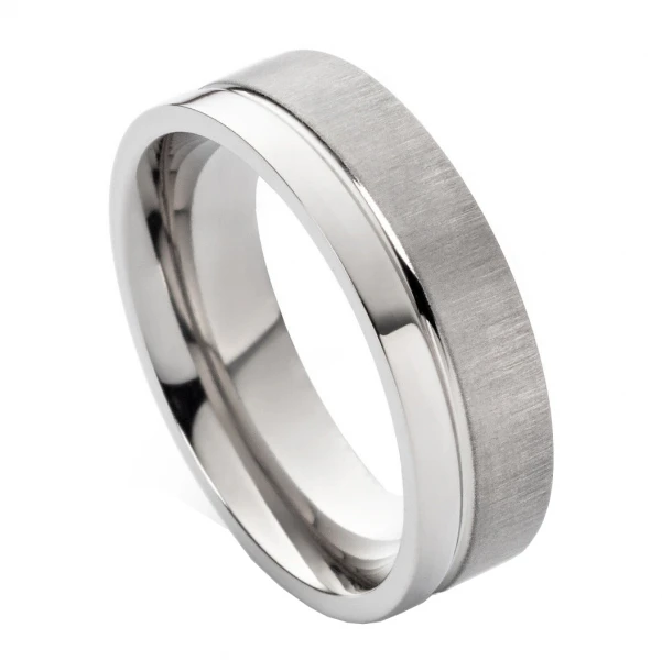 Klassische Titanringe T026 6mm oder 8mm matt Klassische Titanringe T026 6mm oder 8mm matt
