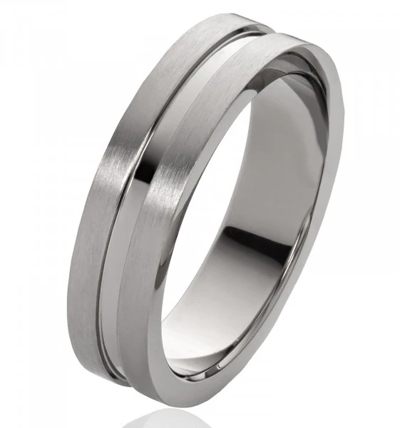 Aussergewöhnliche Eheringe aus Titan T034 Aussergewöhnliche Eheringe aus Titan T034