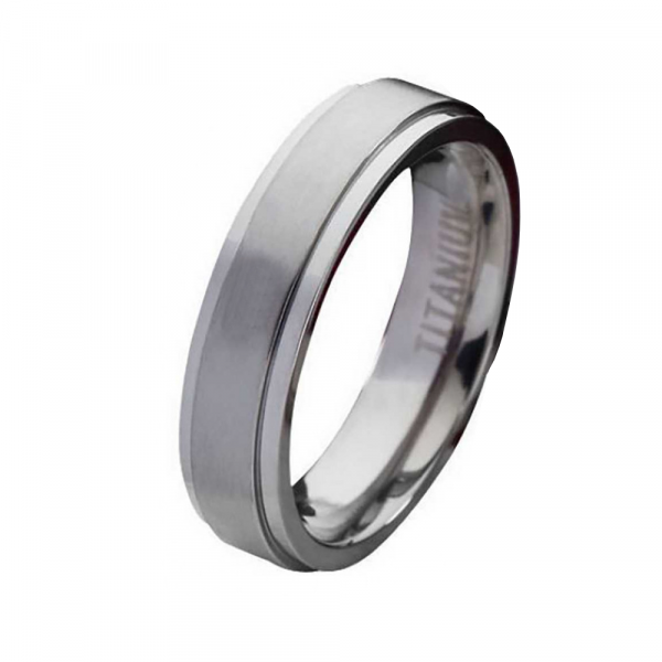 Preview: Herrenring Titanring T200 Gravur