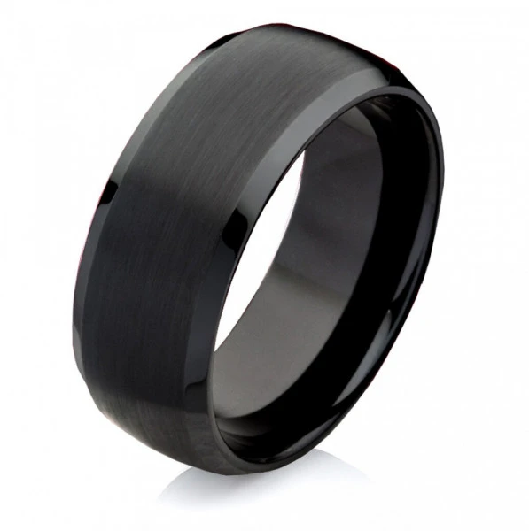 Partnerringe Wolframringe PW152 mit Zirkonia Partnerringe Wolframringe PW152 mit Zirkonia