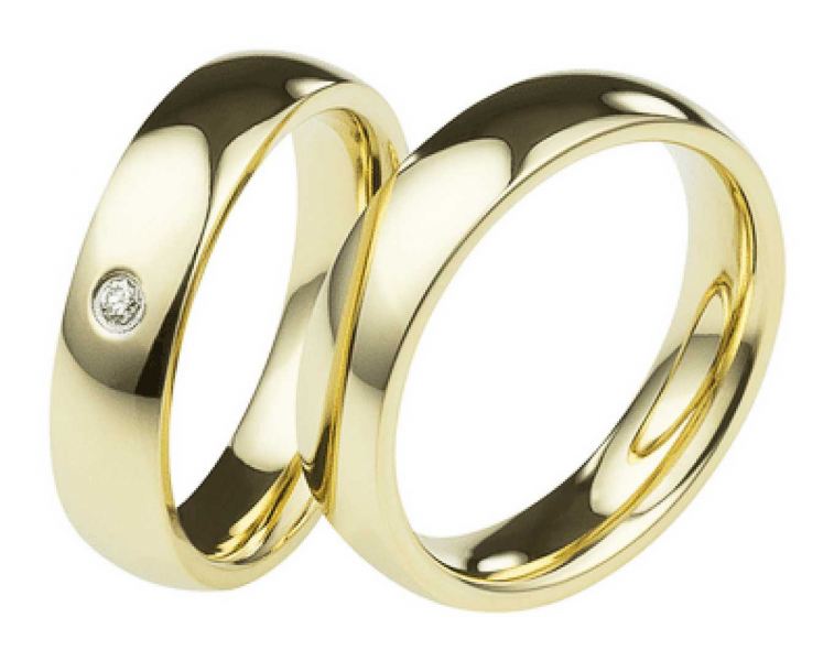 Preview: Partnerringe Edelstahl modern & schlicht AB3100-AB3101