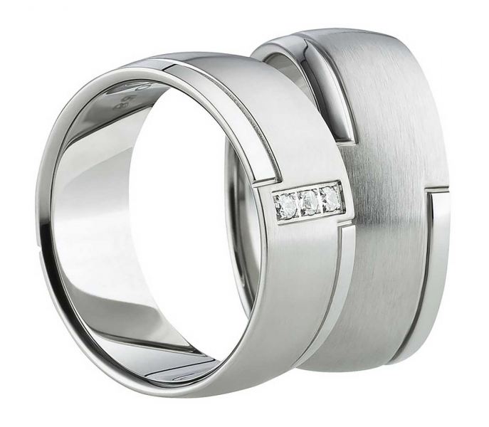 Preview: Partnerringe Edelstahl AB1140-AB117