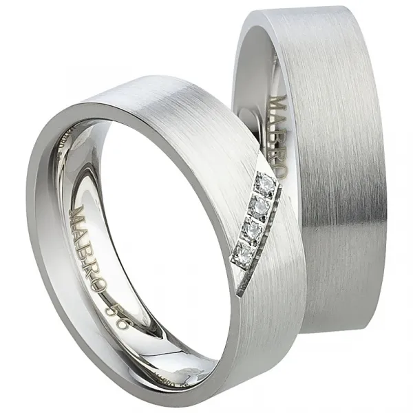 Partnerringe Edelstahl AB1768-AB1769 und Gravur