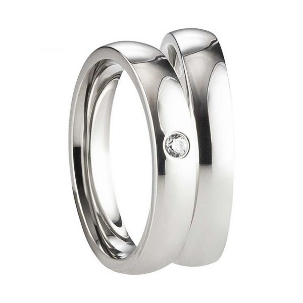 Preview: Elegante gravierbare Partnerringe AB3144-AB3145