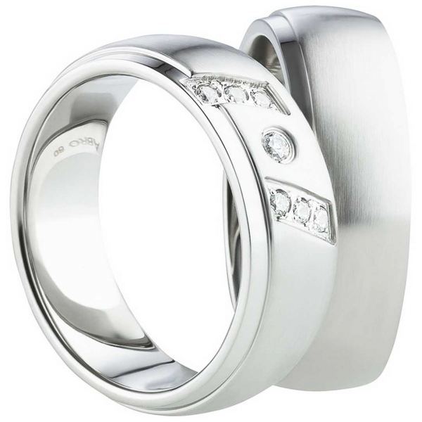 Preview: Edelstahlringe Liebe und Stil AB2200-AB2201