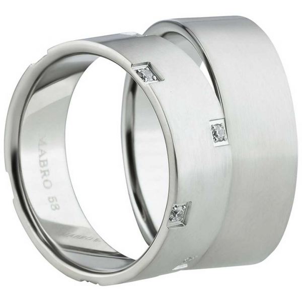 Preview: Edelstahlringe mit Liebe graviert AB1136-AB1137