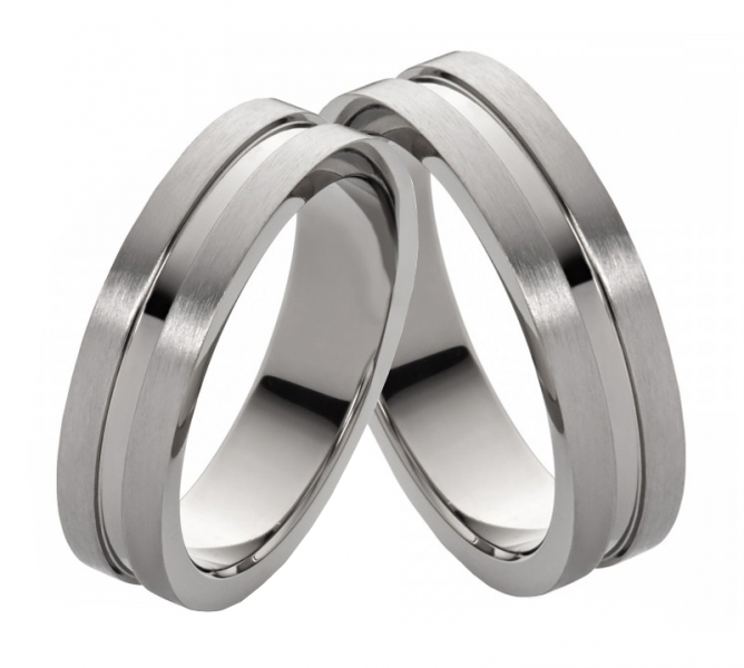 Preview: Partnerringe Titan PT034 Unisex