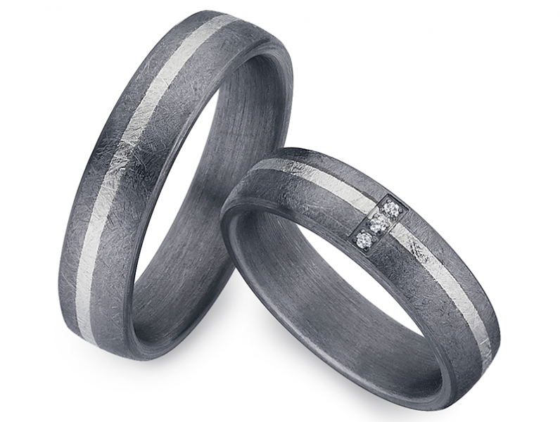 Preview: Tantal und Silber AB4622/AB4623 mit Diamanten