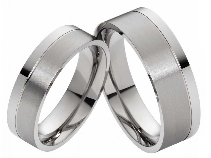 Preview: Partnerringe Titan PT124 Unisex