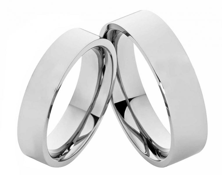 Preview: Partnerringe schichte klassische Titanringe PT188
