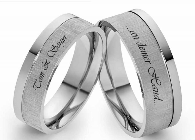 Preview: Partnerringe Titan PT289 mit Glanzrille